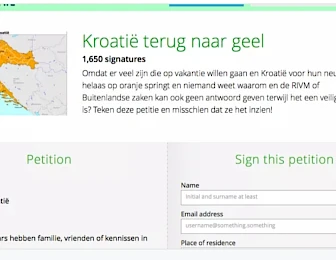 NIZOZEMCI POKRENULI PETICIJU DA SE HRVATSKA VRATI NA ŽUTU LISTU