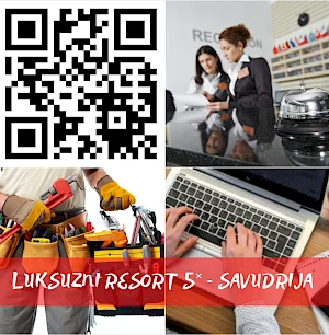 RECEPCIONER (m/ž) - RESORT 5* - SAVUDRIJA