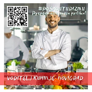 GLAVNI VODITELJ KUHINJE (m/ž) - NOVIGRAD, ISTRA