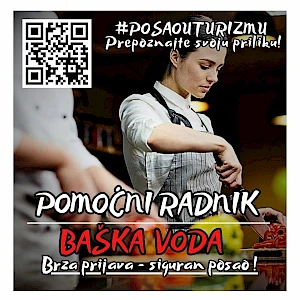 POMOĆNI RADNIK KUHINJA (m/ž) - Steak House & Wine Bar, Baška Voda