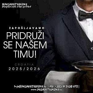 KONOBAR (M/Ž) - Hotel 5*, Solin/Split