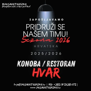 POMOĆNI KUHAR (m/ž) - Konoba / Restoran, Hvar centar