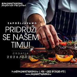 SAMOSTALNI KUHAR / GRILL MAJSTOR / TAVE (m/ž) - Riblji restoran, Primošten 
