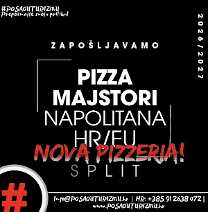PIZZA MAJSTOR - NAPOLITANA (m/ž) - PIZZA BAR, SPLIT CENTAR 