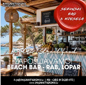 POMOĆNI KUHAR (m/ž) - Bistro / Street food, Lopar, Otok Rab