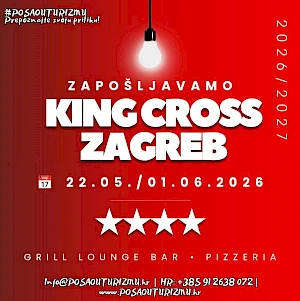 KUHAR - GRILL / SERVIS (m/ž) - Grill Lounge Bar, King Cross, Zagreb