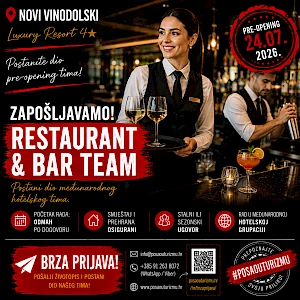 BARMEN (m/ž) - Luxury Resort 4*, Novi Vinodolski