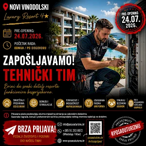 KUĆNI MAJSTOR (m/ž) - Luxury Resort 4*, Novi Vinodolski