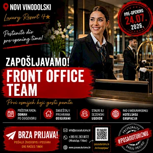 GUEST RELATIONS (m/ž) - Luxury Resort 4*, Novi Vinodolski